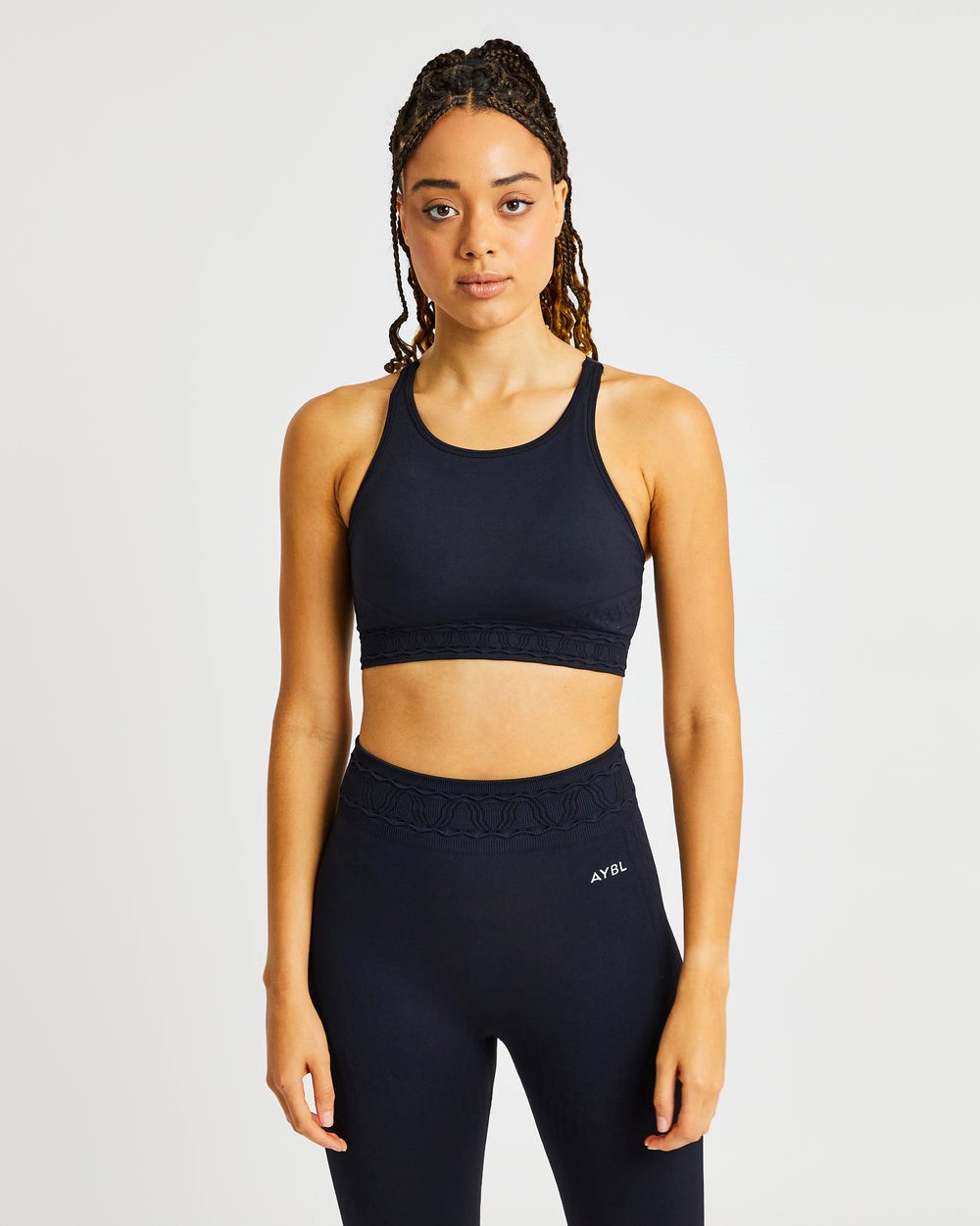 AYBL Elevate Seamless Sports Bra Zwart | 7528039-MB