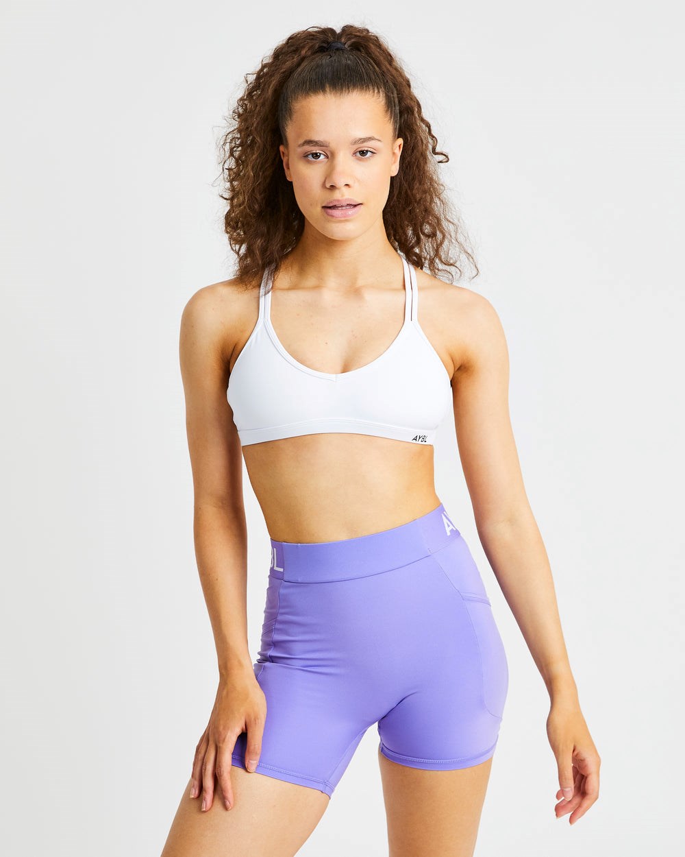 AYBL Essential Bandjes Sports Bra Wit | 8502917-QM