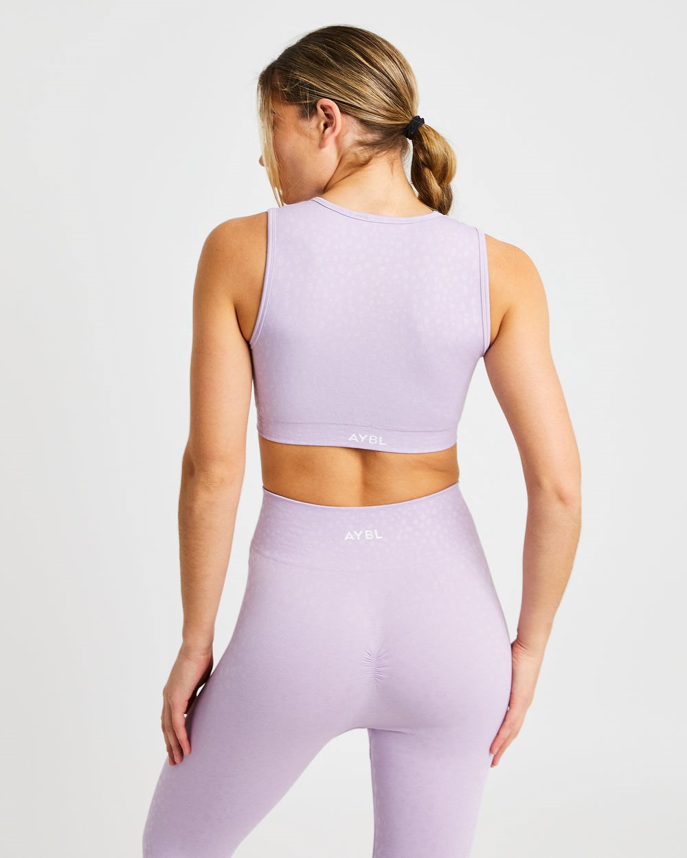 AYBL Evolve Speckle Seamless Crop Vest Lilac | 1679254-LN