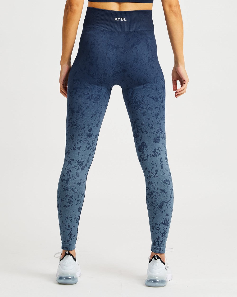 AYBL Flare Seamless Leggings Blauw | 2376148-WP