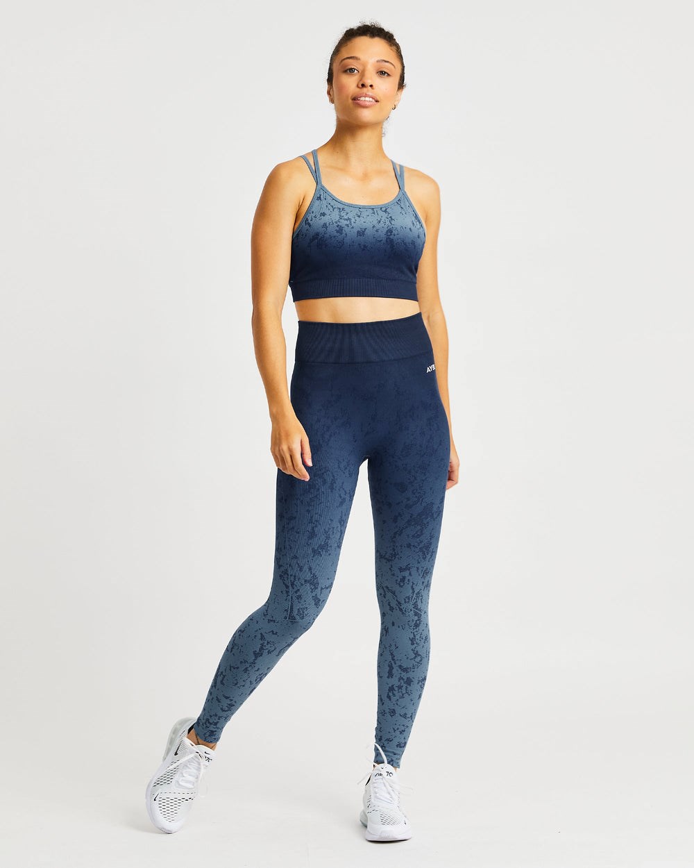 AYBL Flare Seamless Leggings Blauw | 2376148-WP