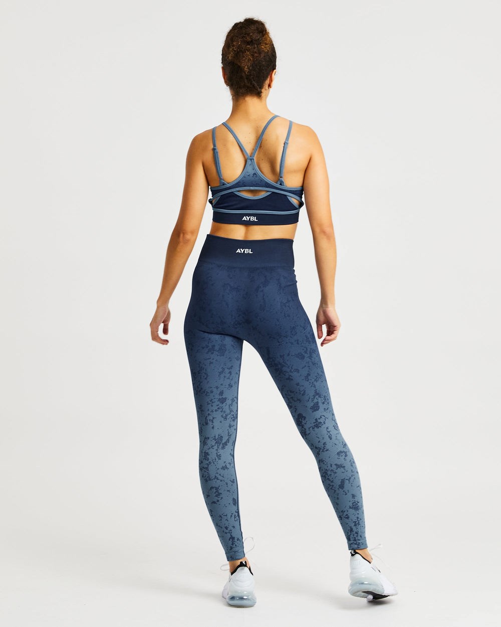 AYBL Flare Seamless Leggings Blauw | 2376148-WP