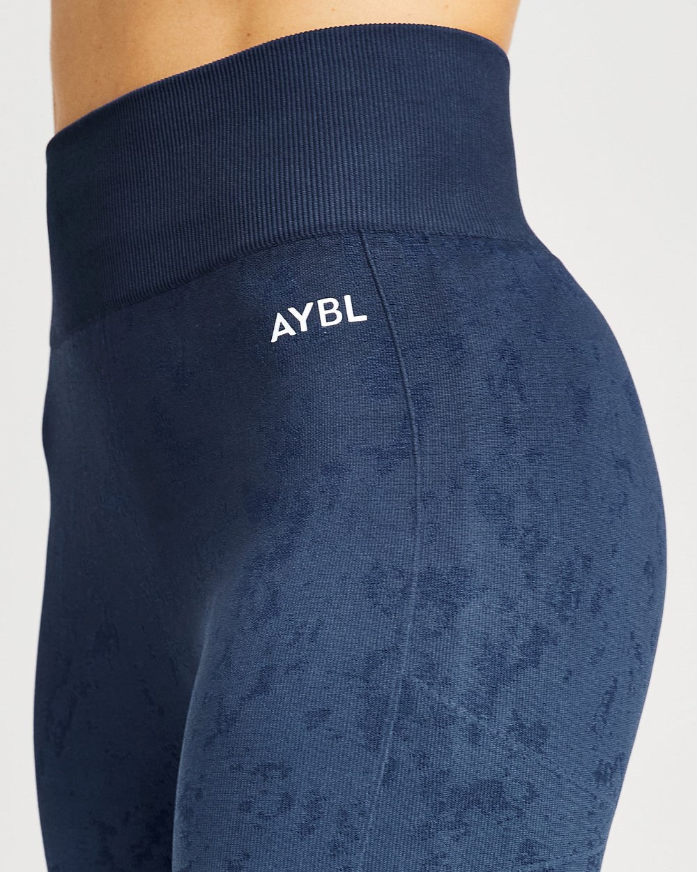 AYBL Flare Seamless Leggings Blauw | 2376148-WP