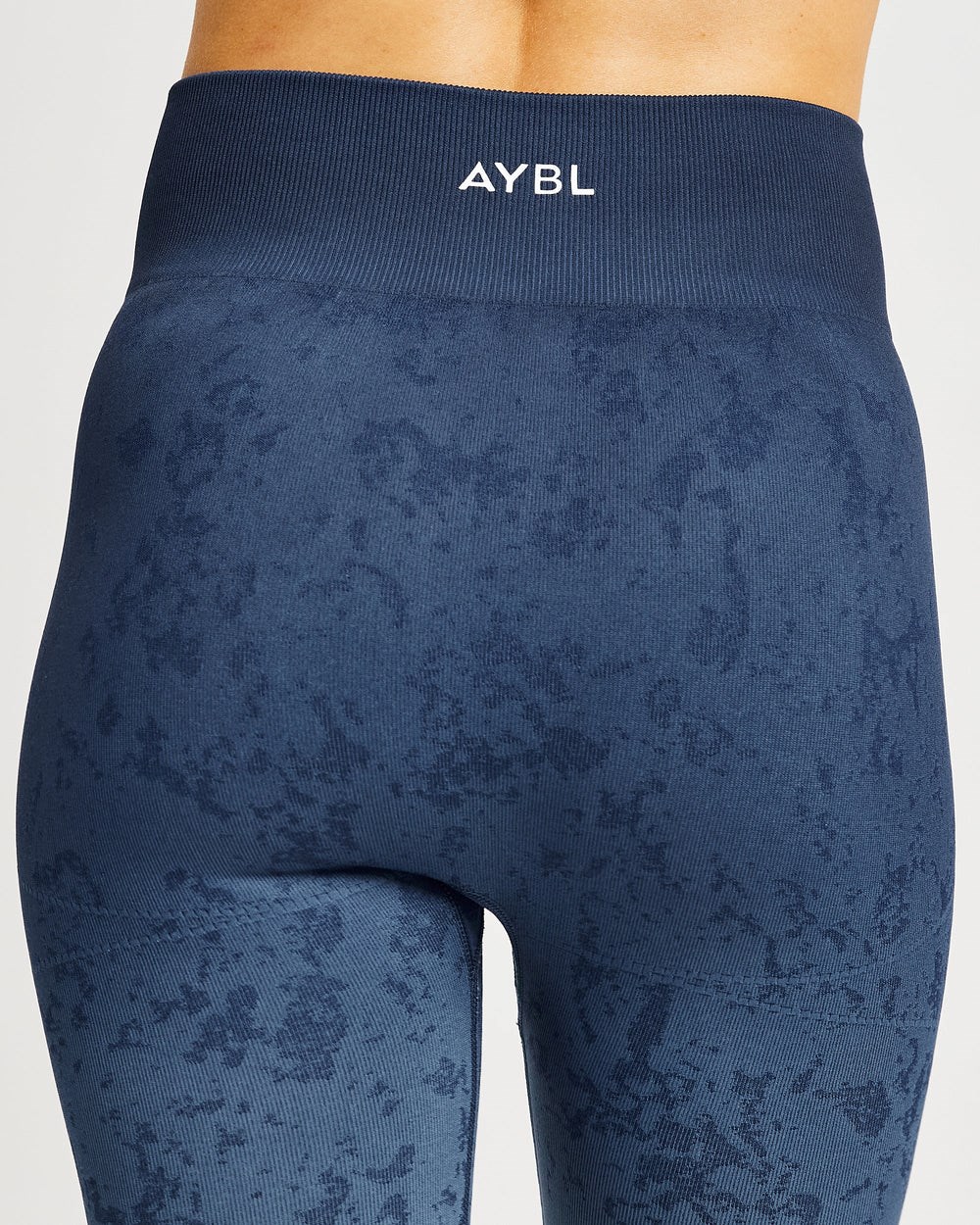 AYBL Flare Seamless Leggings Blauw | 2376148-WP