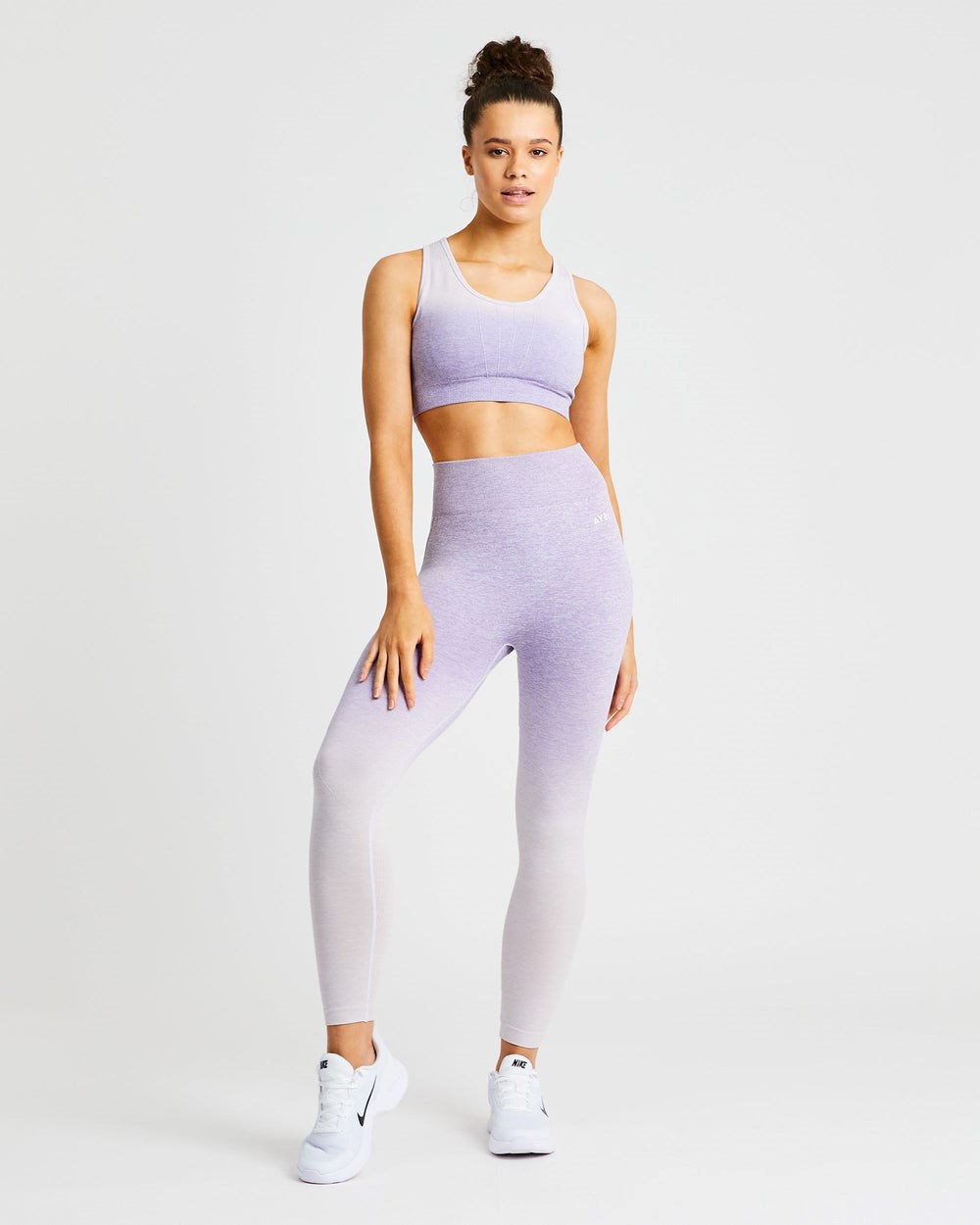 AYBL Pulse Ombré Seamless Leggings Lilac | 1470296-CJ