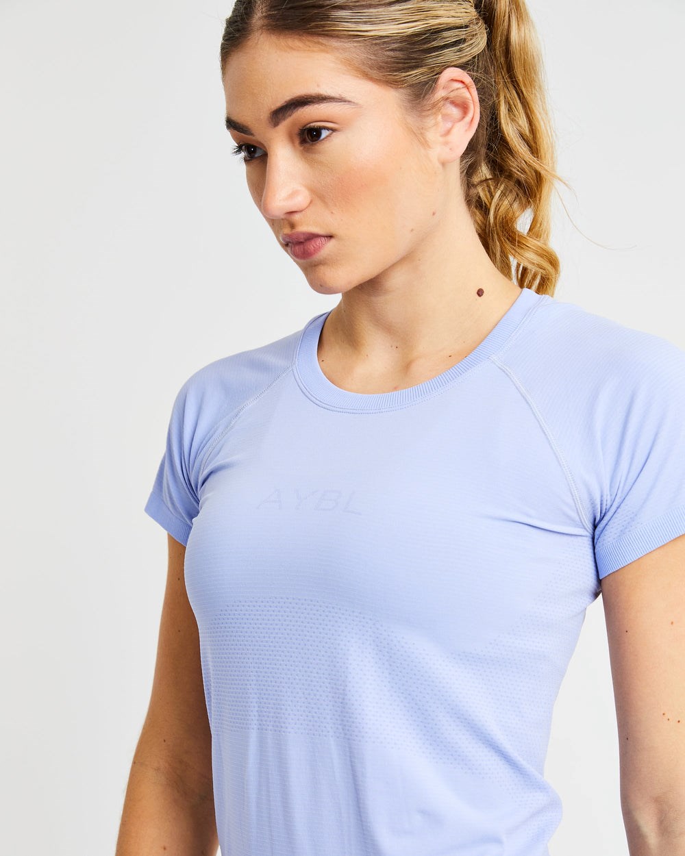 AYBL Embrace Seamless T Shirt Blauw | 3092547-RL