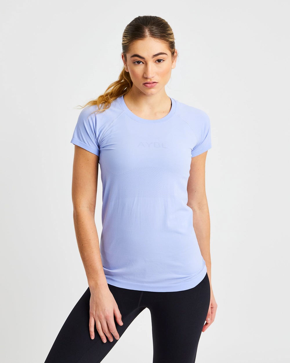 AYBL Embrace Seamless T Shirt Blauw | 3092547-RL