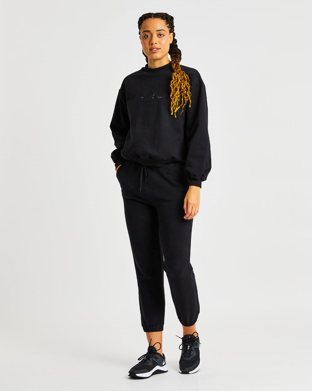 AYBL Everyday Oversized Trui Zwart | 5239107-GE