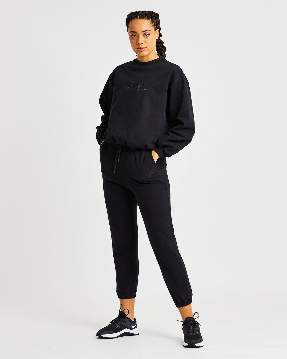 AYBL Everyday Oversized Trui Zwart | 5239107-GE