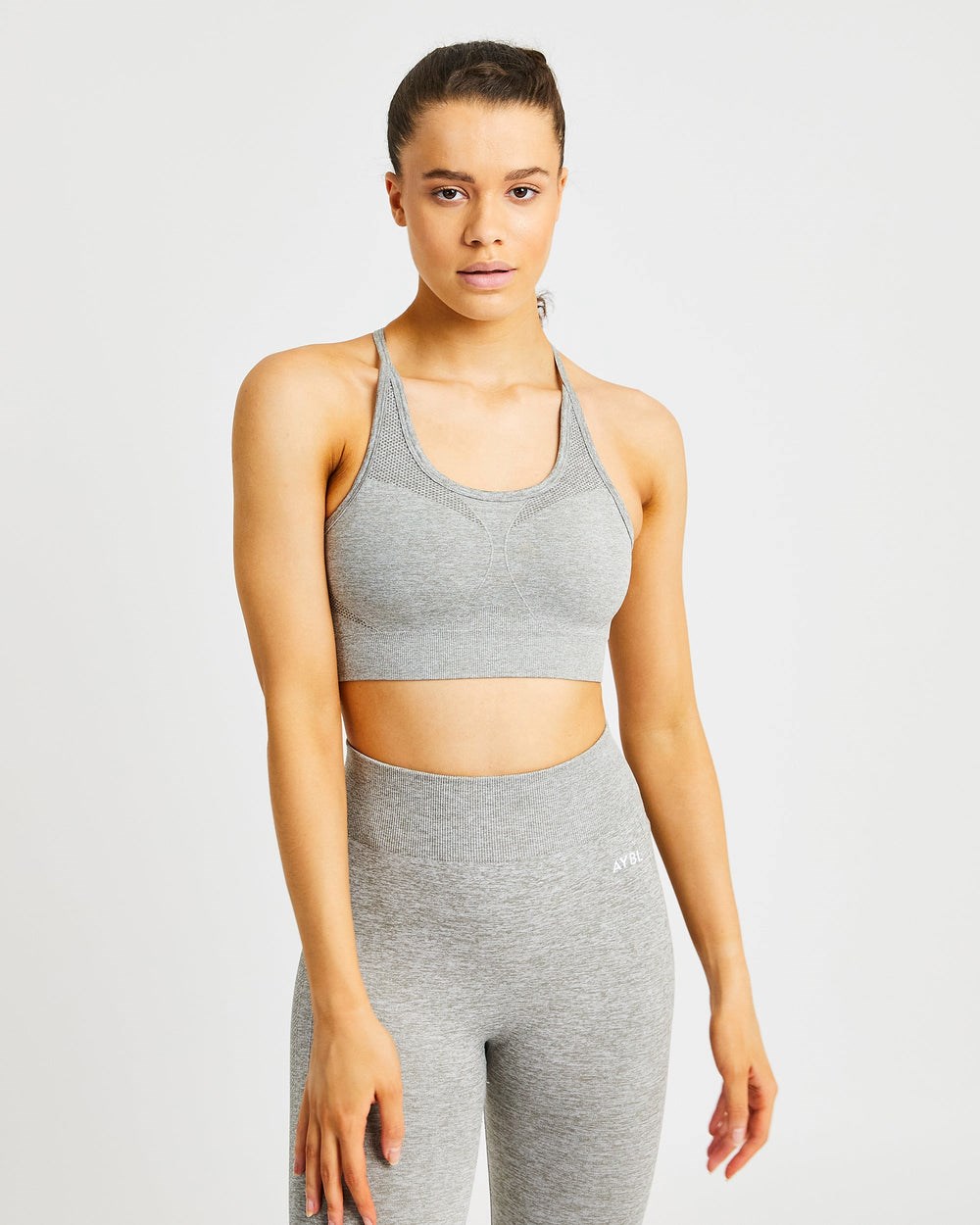 AYBL Motion Seamless Sports Bra Khaki | 6405812-NO