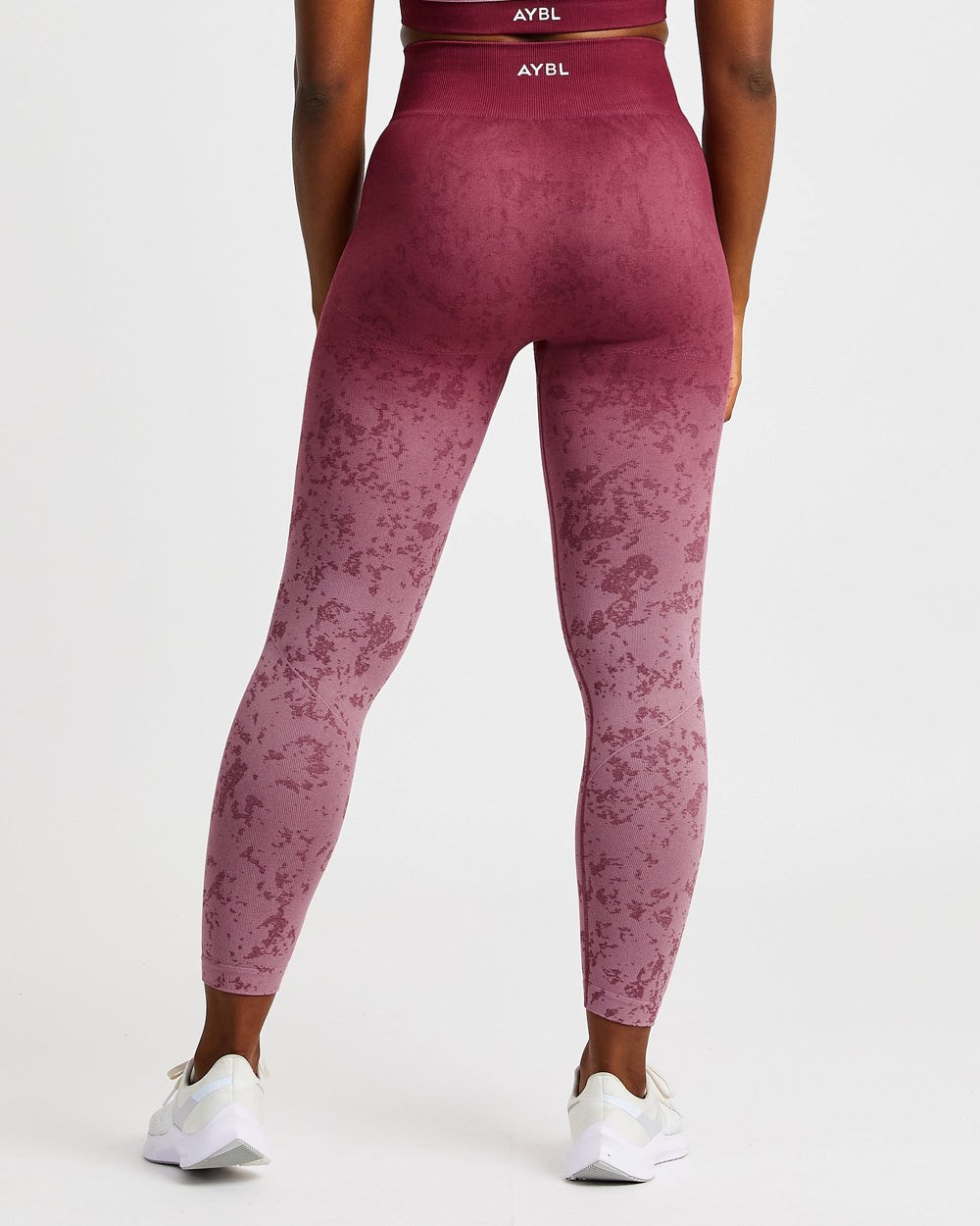 AYBL Flare Seamless Leggings Plum | 9457216-LY