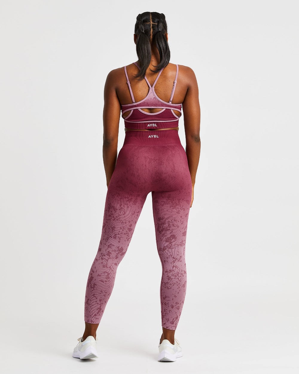 AYBL Flare Seamless Leggings Plum | 9457216-LY