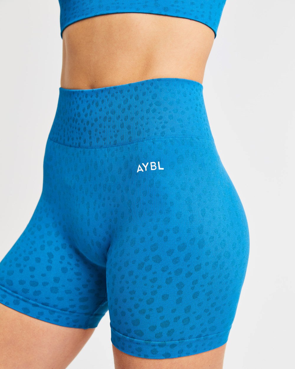 AYBL Evolve Speckle Seamless Shorts Blauw | 6352714-AG