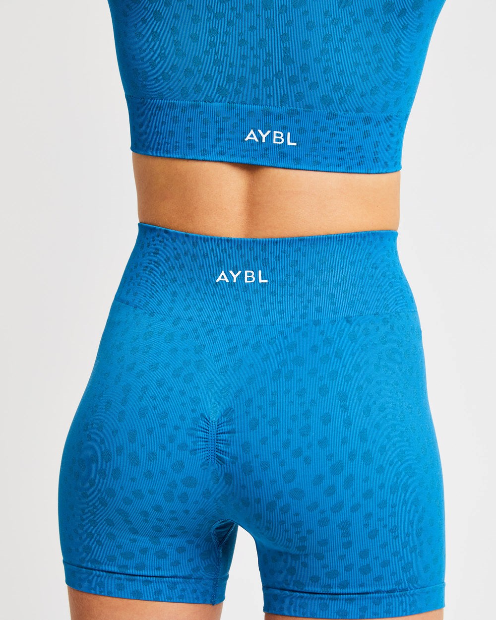 AYBL Evolve Speckle Seamless Shorts Blauw | 6352714-AG