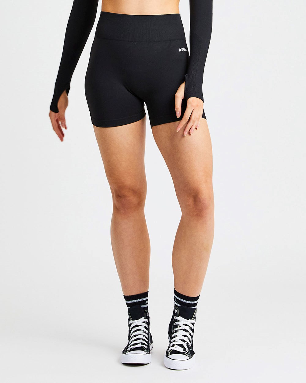 AYBL Pulse Seamless Shorts Zwart | 6140958-WH