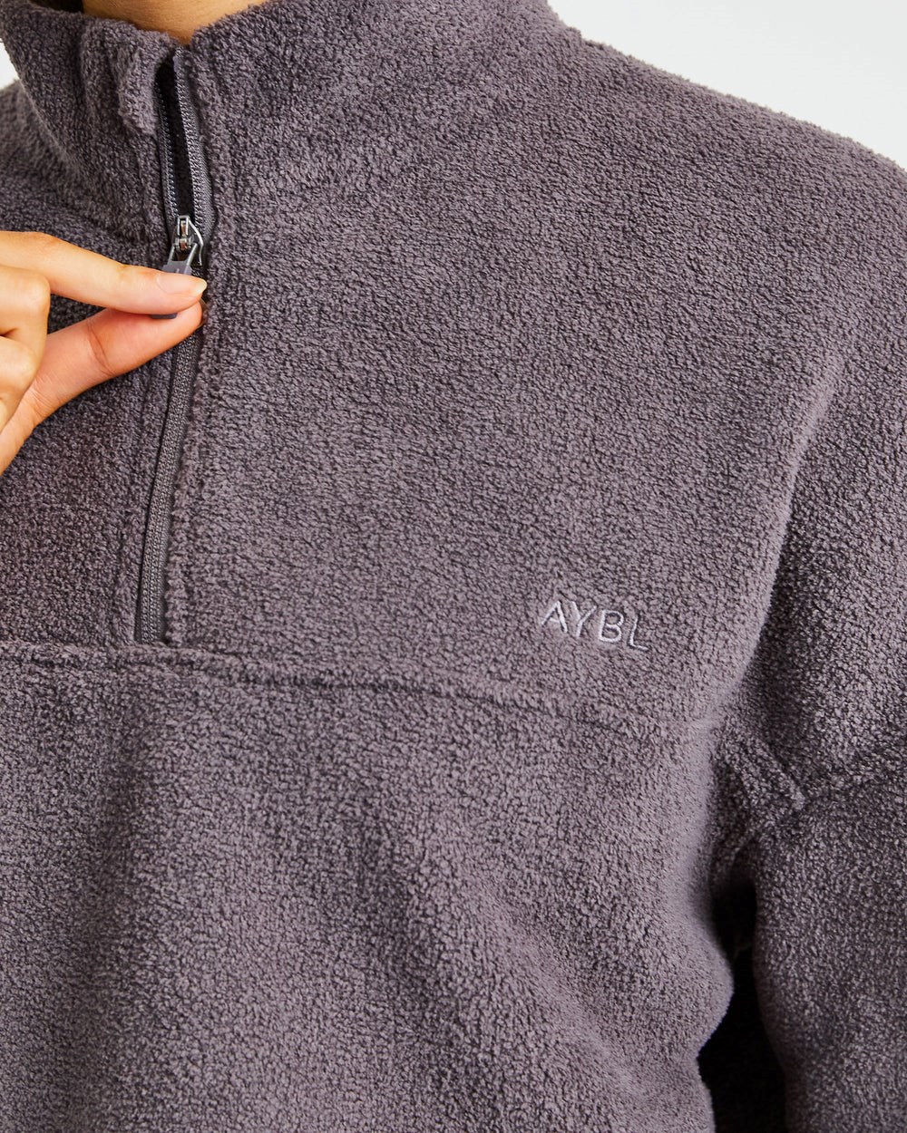 AYBL Effortless Oversized Fleece Charcoal | 0168297-NY