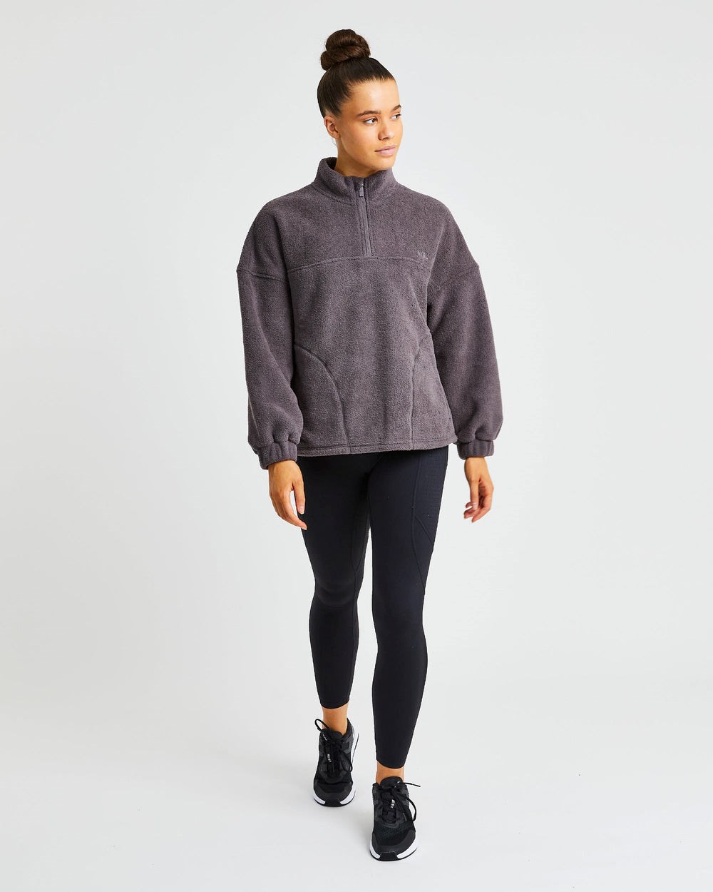 AYBL Effortless Oversized Fleece Charcoal | 0168297-NY