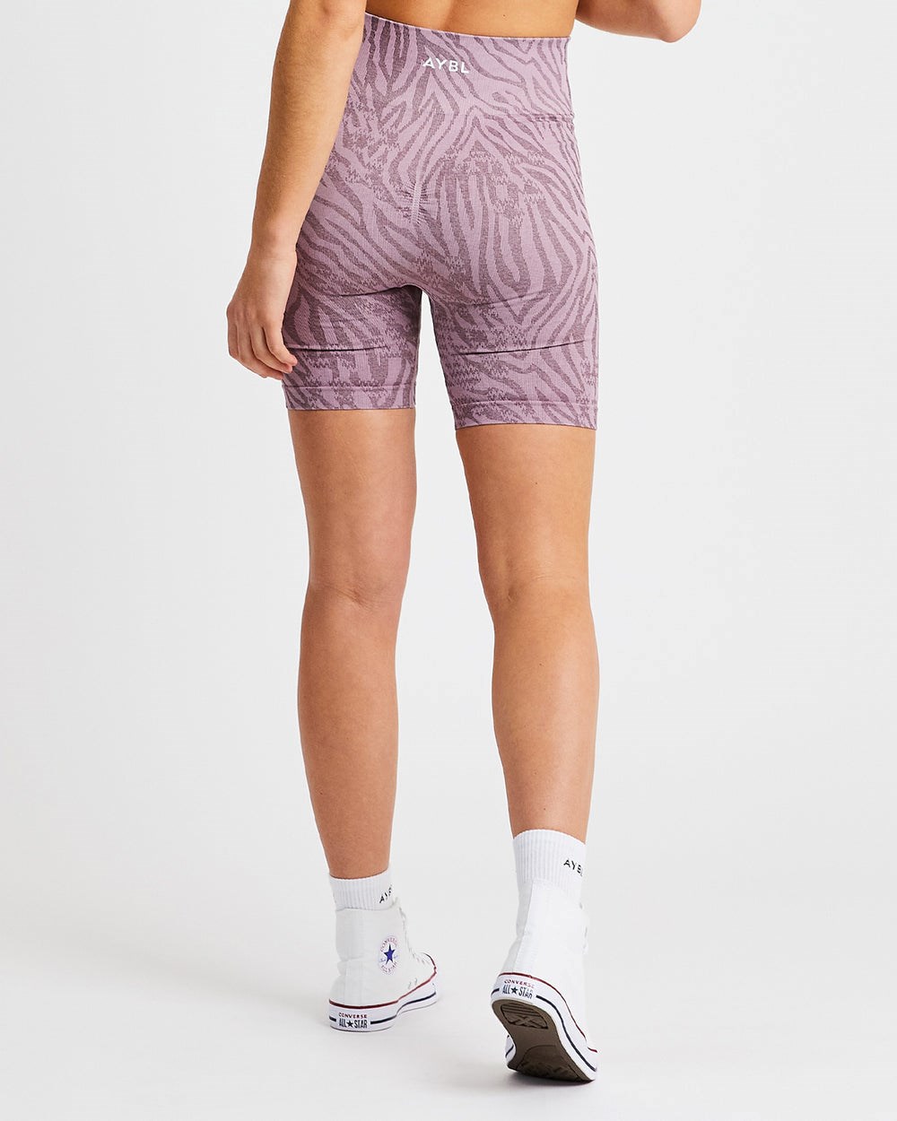 AYBL Evolve Animal Seamless Shorts Mauve Lilac | 8753402-MY