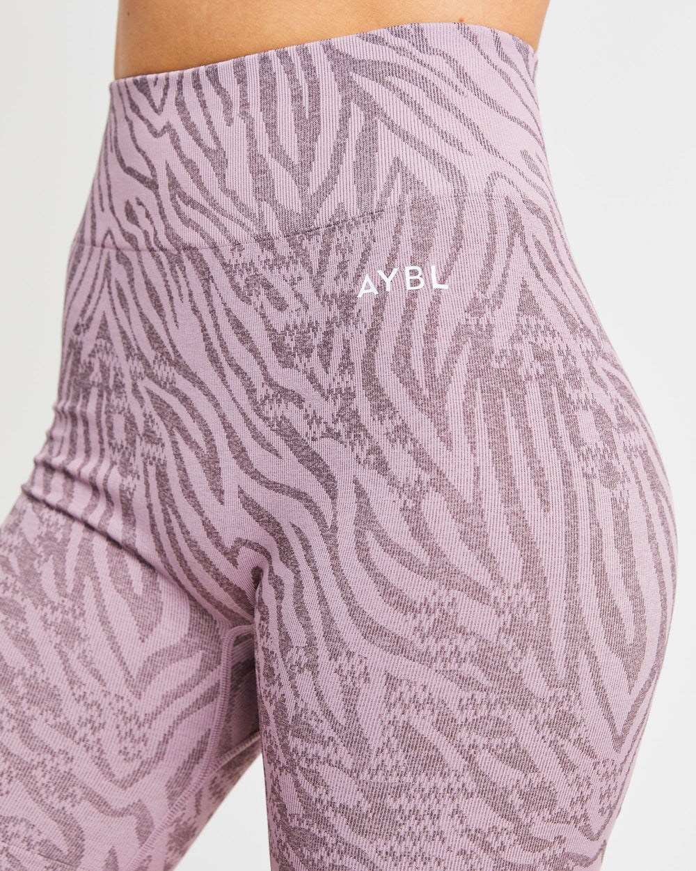 AYBL Evolve Animal Seamless Shorts Mauve Lilac | 8753402-MY