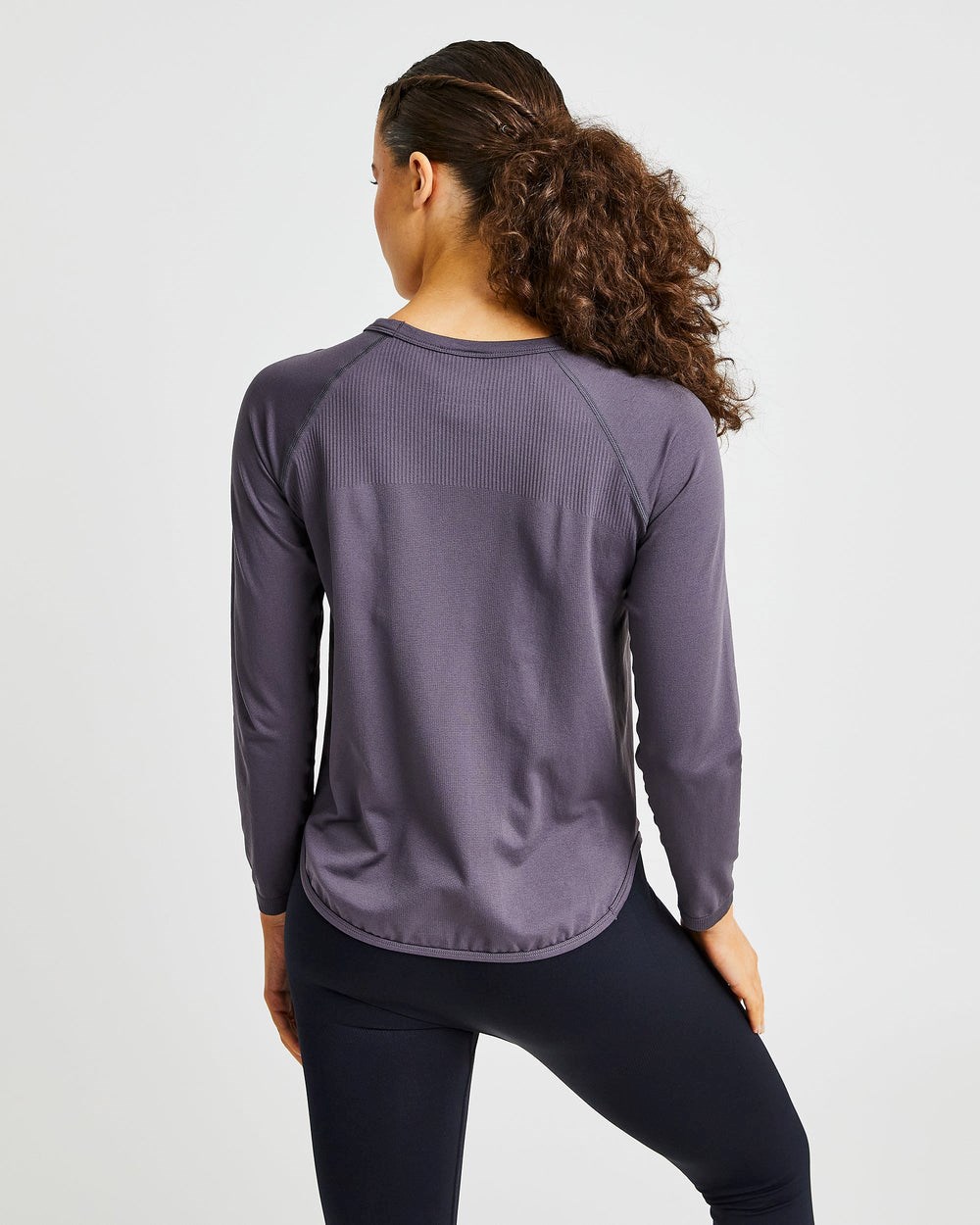 AYBL Reform Seamless Long Sleeve T Shirt Charcoal | 3574012-MV