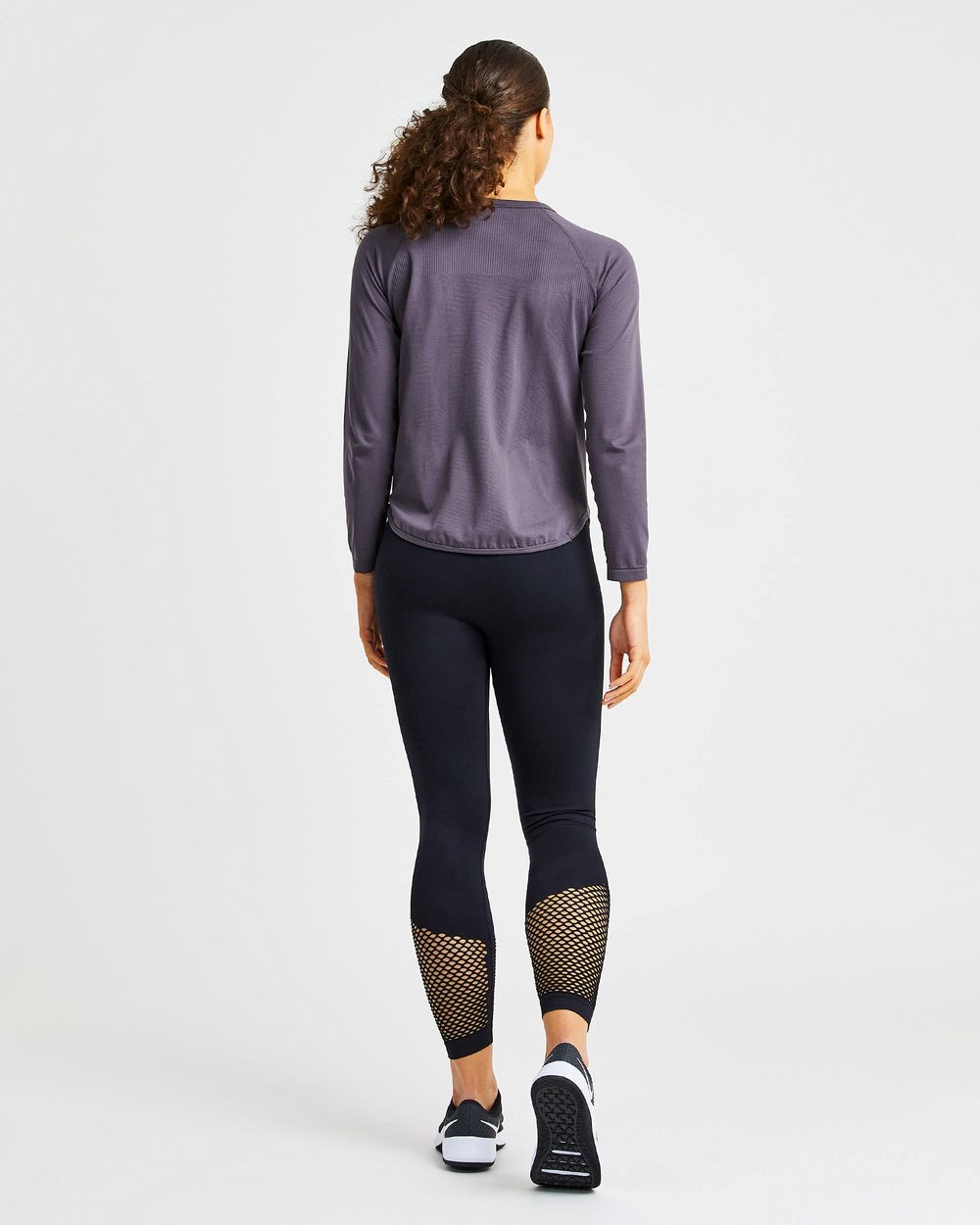 AYBL Reform Seamless Long Sleeve T Shirt Charcoal | 3574012-MV