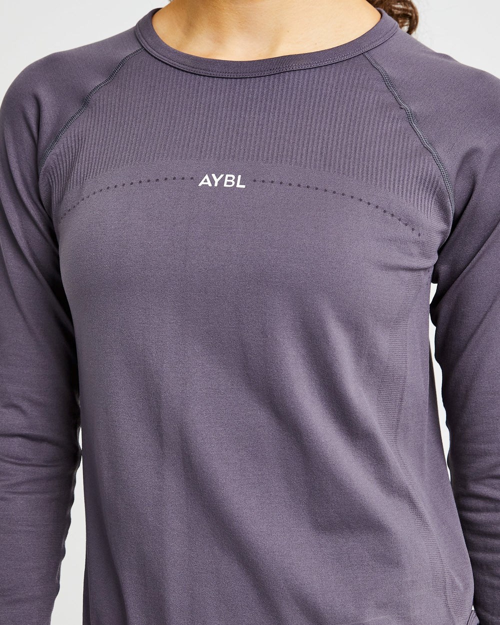 AYBL Reform Seamless Long Sleeve T Shirt Charcoal | 3574012-MV