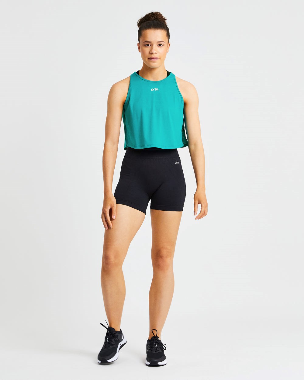 AYBL Strive Crop Vest Turquoise | 9063754-XA