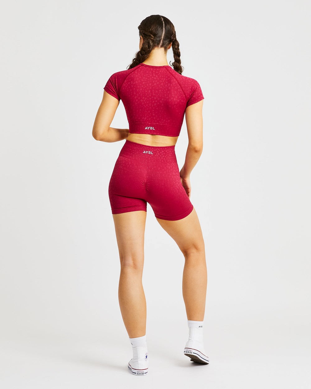 AYBL Evolve Speckle Seamless Shorts Raspberry | 5279608-LR