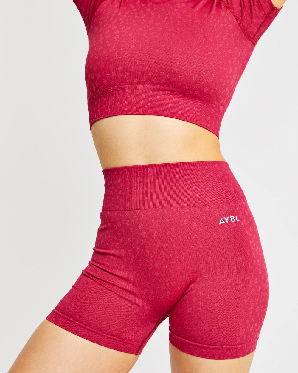 AYBL Evolve Speckle Seamless Shorts Raspberry | 5279608-LR