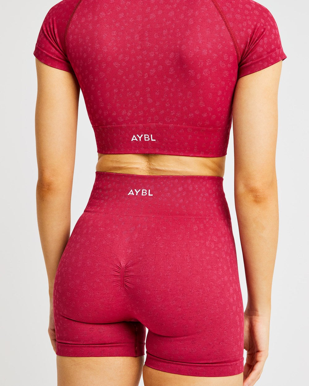 AYBL Evolve Speckle Seamless Shorts Raspberry | 5279608-LR