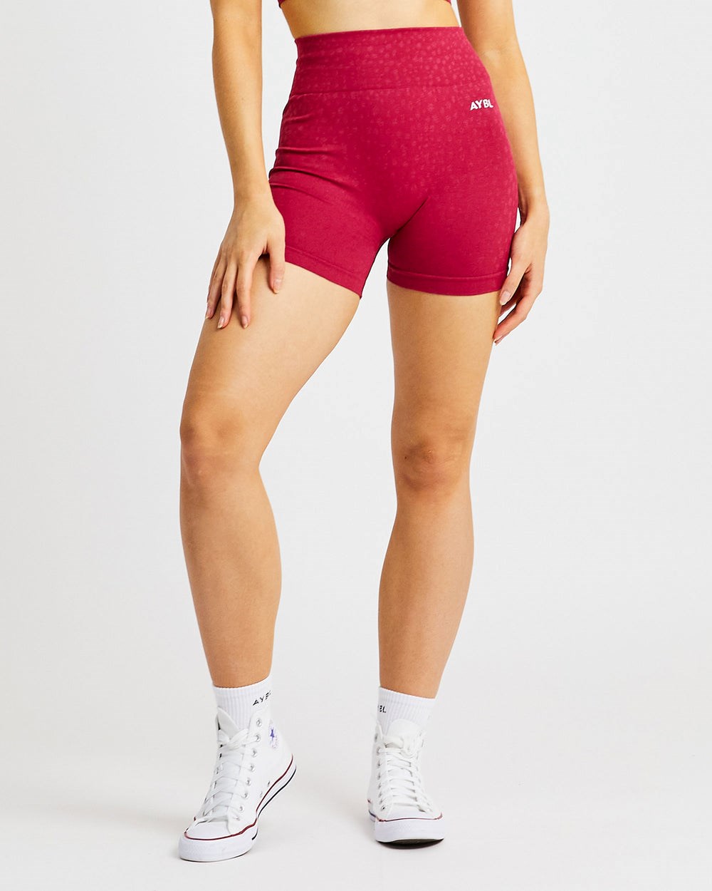 AYBL Evolve Speckle Seamless Shorts Raspberry | 5279608-LR