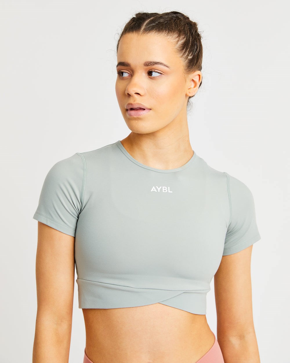 AYBL Flow Crop Top Groen | 8374061-QX