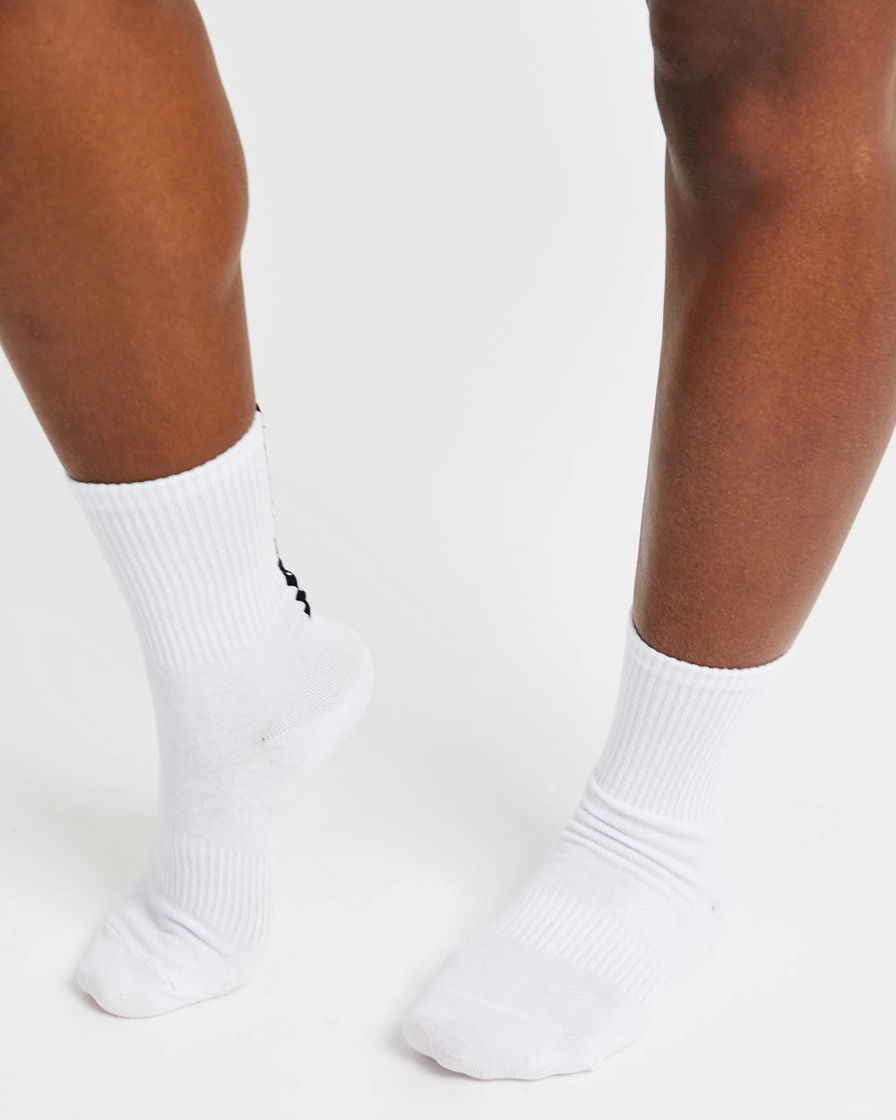 AYBL Everyday Back Stripe Crew Socks (3 Pack) Wit | 0946172-BR