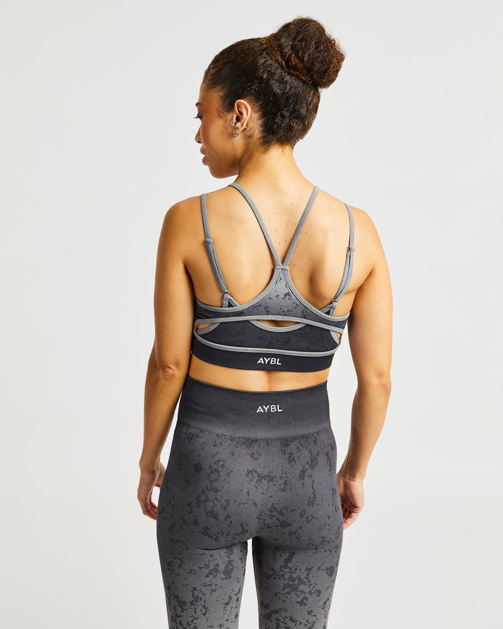 AYBL Flare Seamless Sports Bra Grijs | 2735904-ID