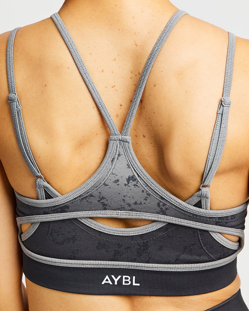 AYBL Flare Seamless Sports Bra Grijs | 2735904-ID