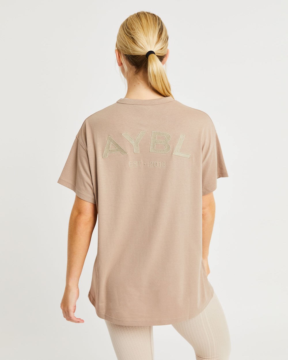 AYBL Luxe T Shirt Mocha | 5403812-TJ