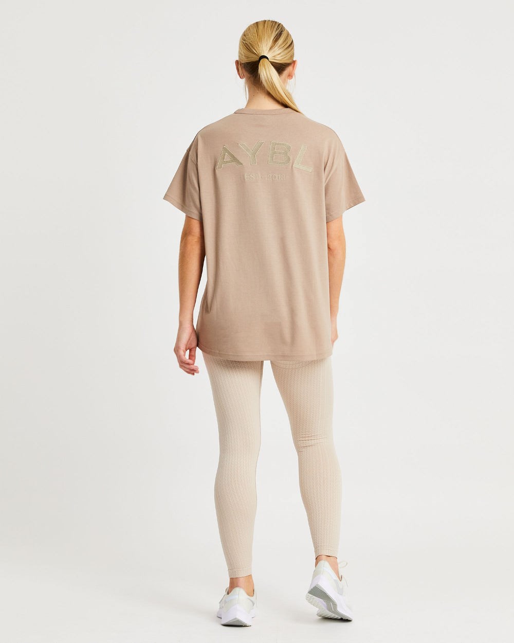 AYBL Luxe T Shirt Mocha | 5403812-TJ