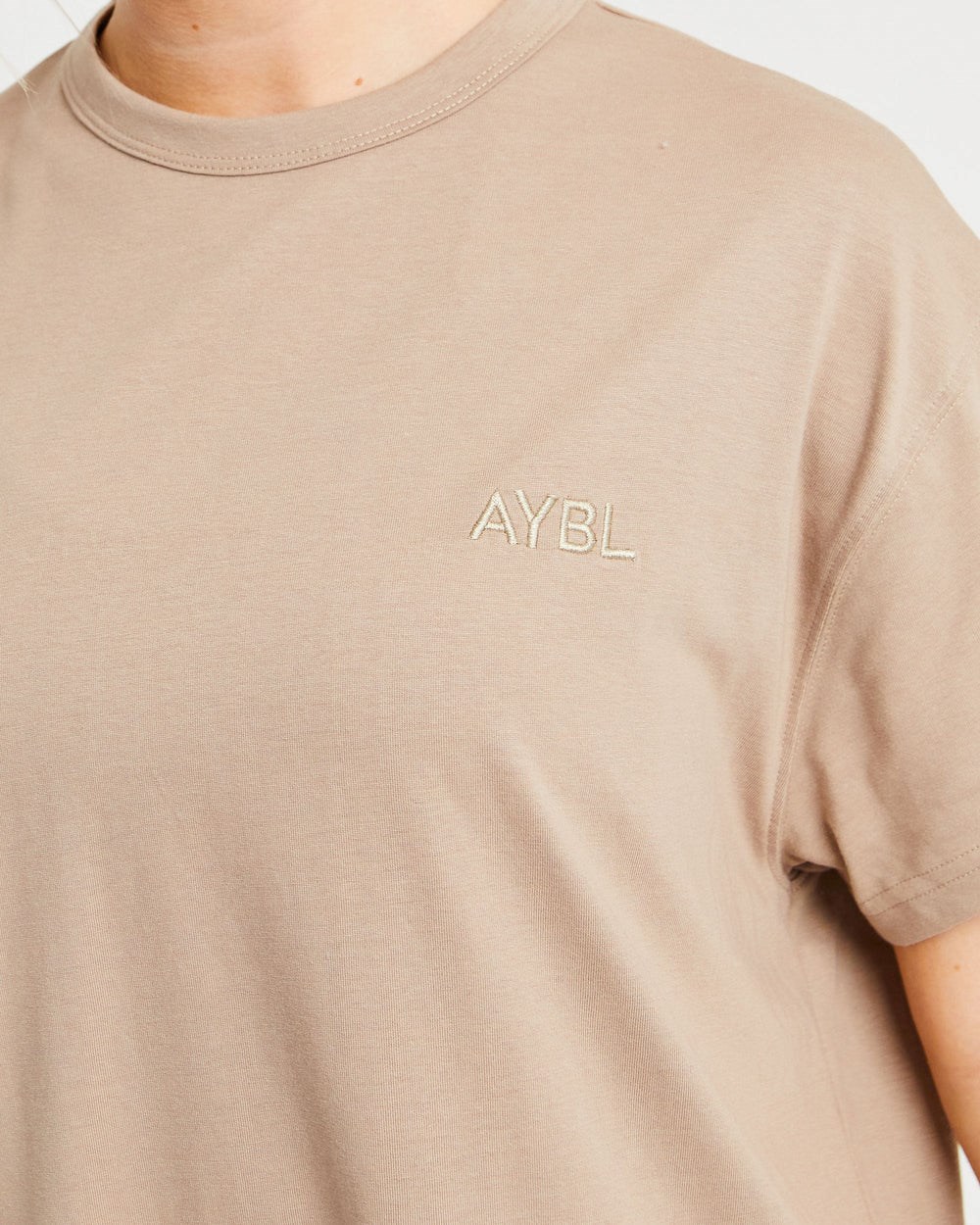 AYBL Luxe T Shirt Mocha | 5403812-TJ