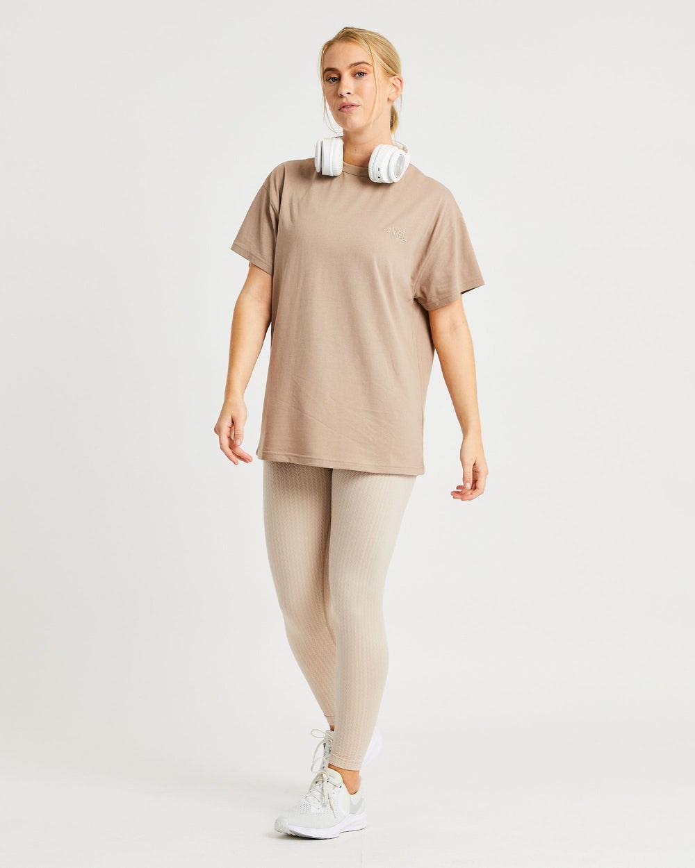 AYBL Luxe T Shirt Mocha | 5403812-TJ