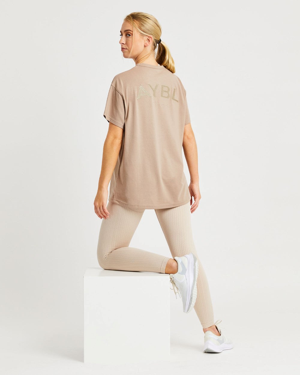 AYBL Luxe T Shirt Mocha | 5403812-TJ