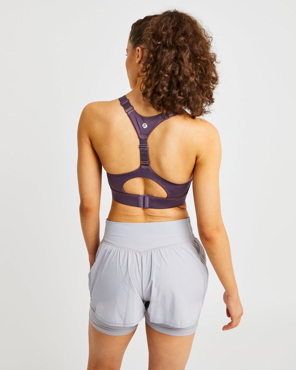 AYBL Sportive Open Back Sports Bra Paars | 3205617-TA