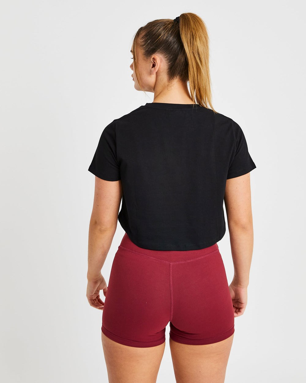 AYBL Crop T Shirt Zwart | 9564281-BY