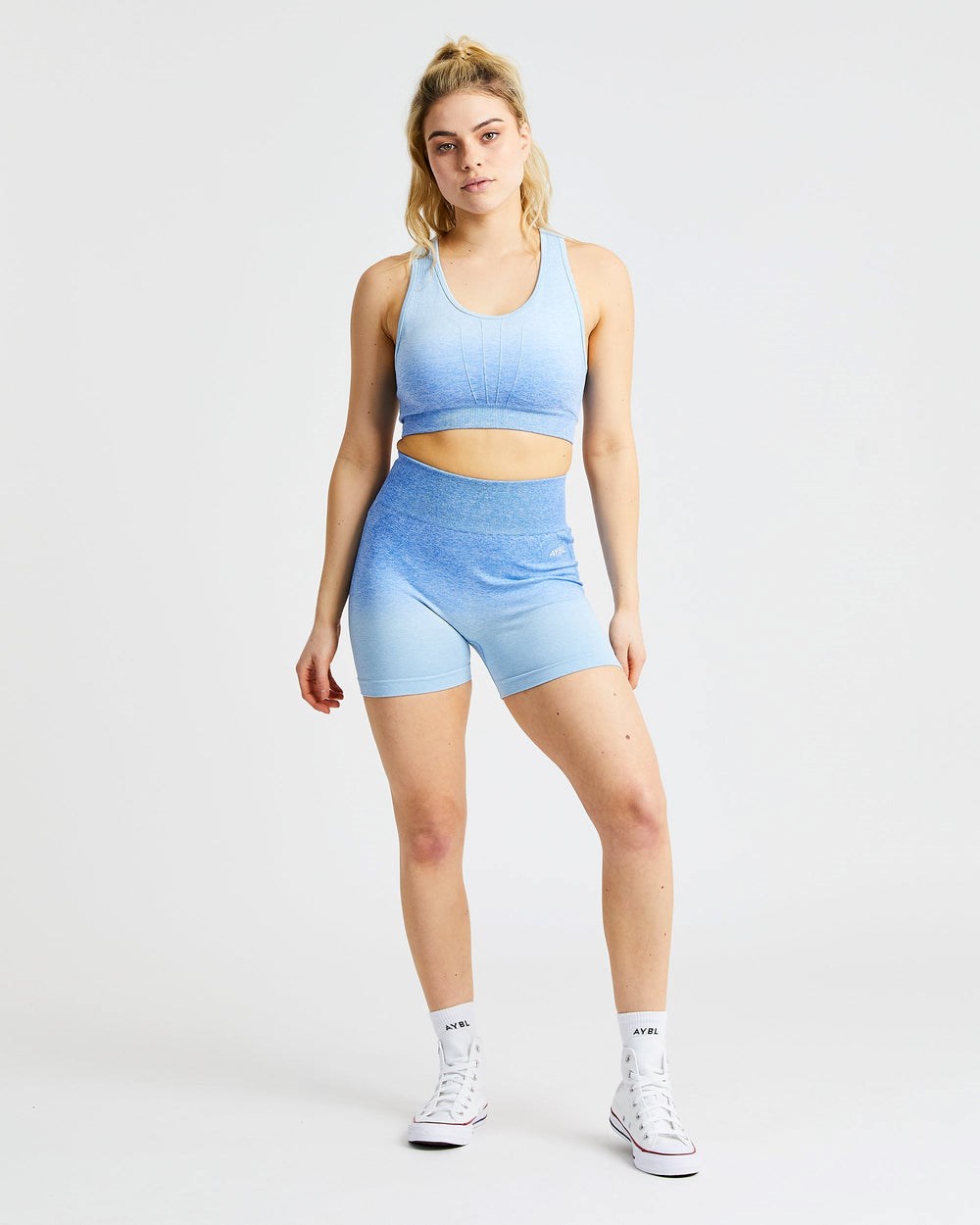 AYBL Pulse Ombré Seamless Sports Bra Blauw | 8094572-YN