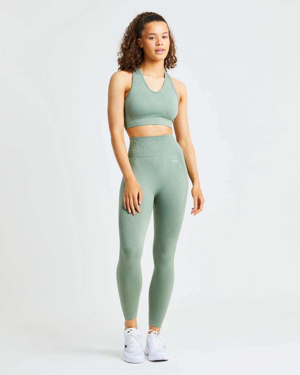 AYBL Balance V2 Seamless Leggings Olijfgroen Groen | 7231065-WR