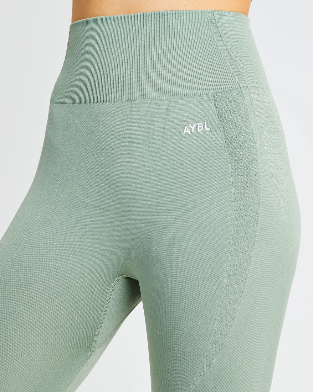 AYBL Balance V2 Seamless Leggings Olijfgroen Groen | 7231065-WR