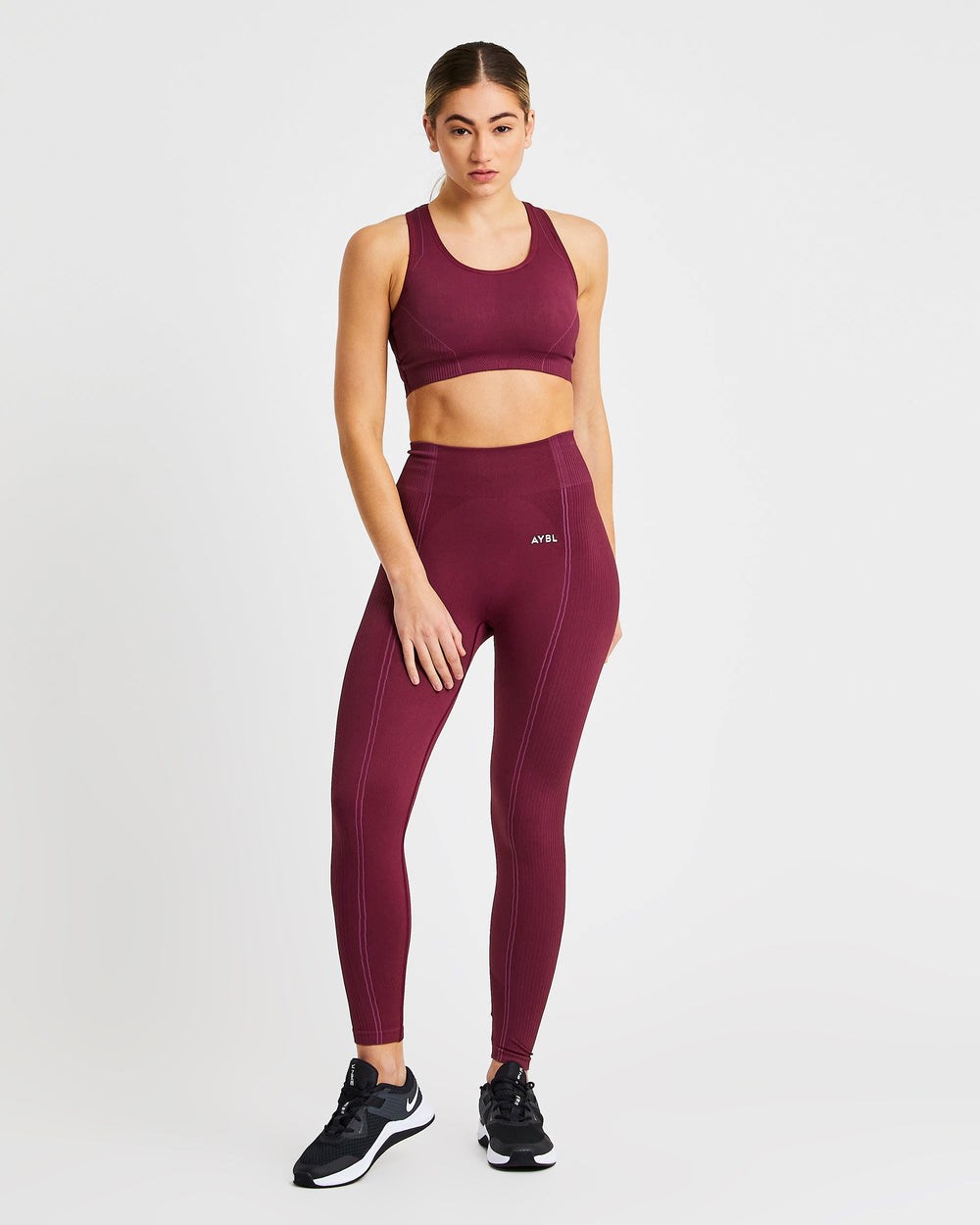 AYBL Reflex Seamless Leggings Plum | 6109724-JT