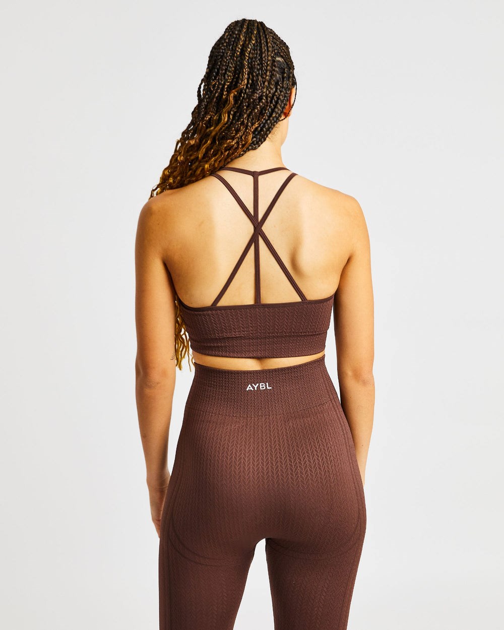 AYBL Luxe Seamless Crop Tank Top Bruin | 2756810-BE