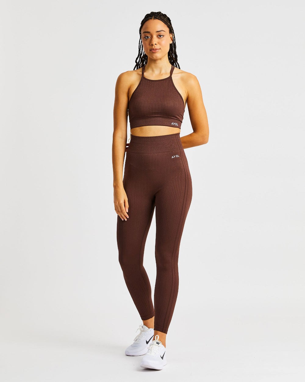 AYBL Luxe Seamless Crop Tank Top Bruin | 2756810-BE