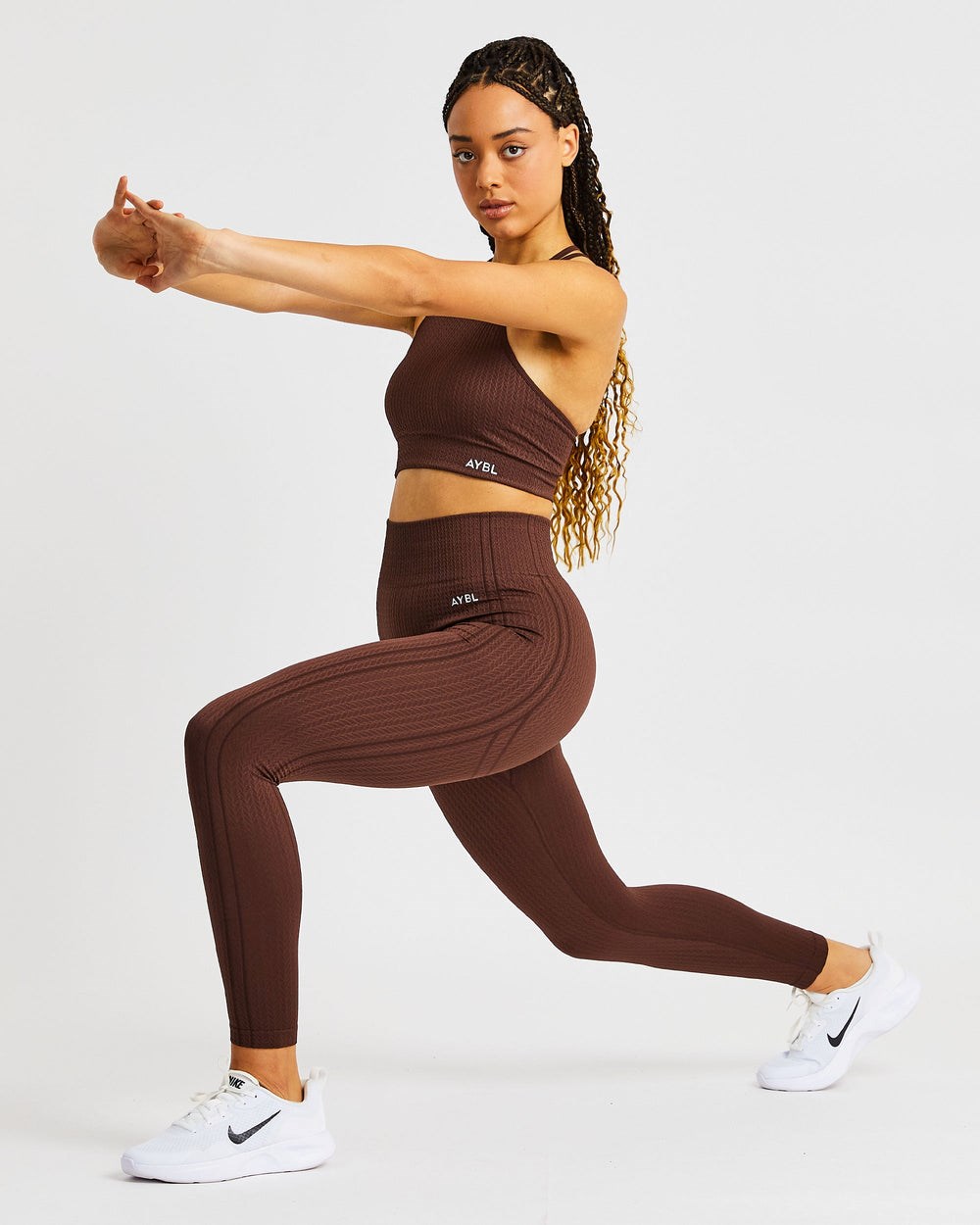 AYBL Luxe Seamless Crop Tank Top Bruin | 2756810-BE