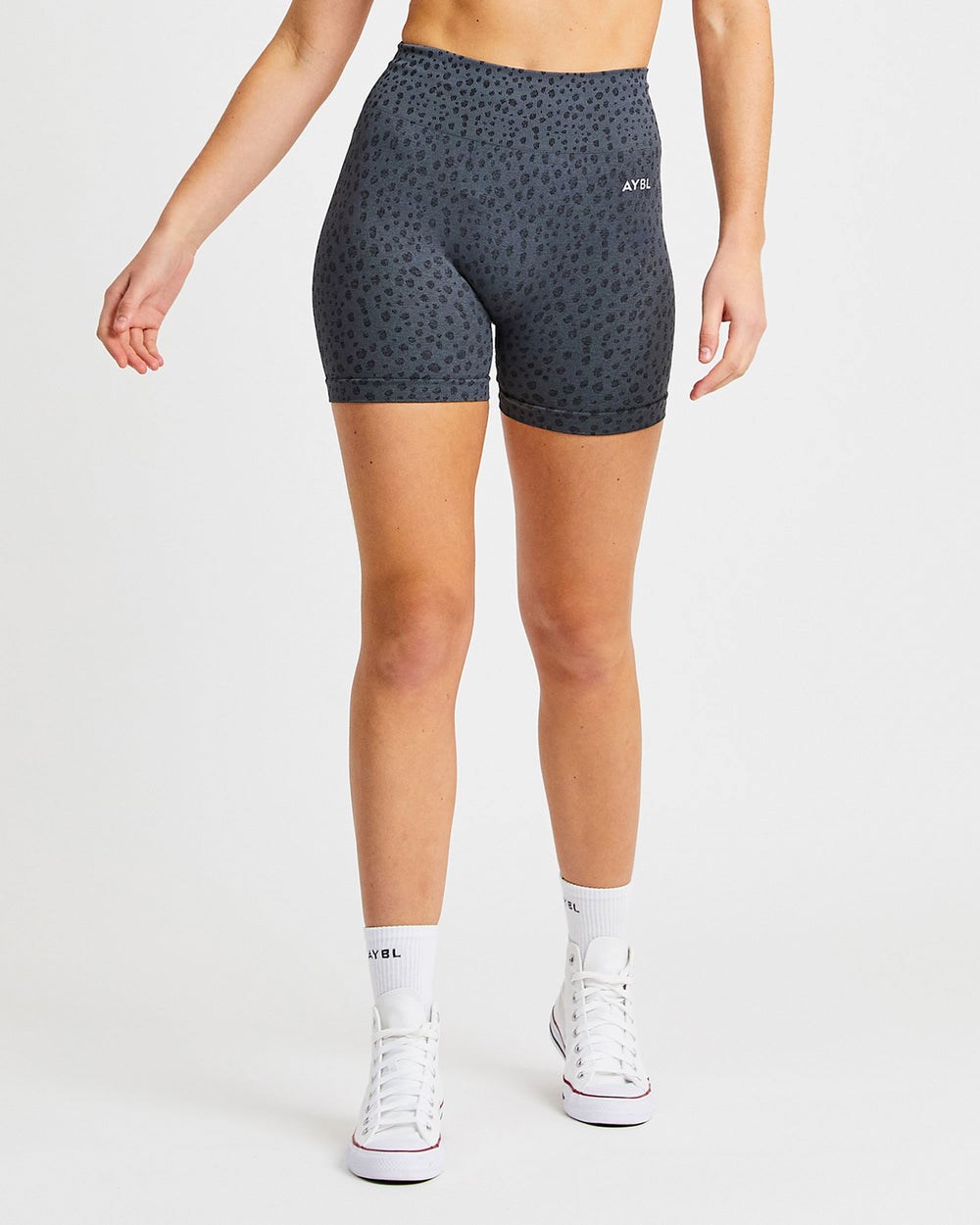 AYBL Evolve Speckle Seamless Shorts Charcoal | 5837024-AO